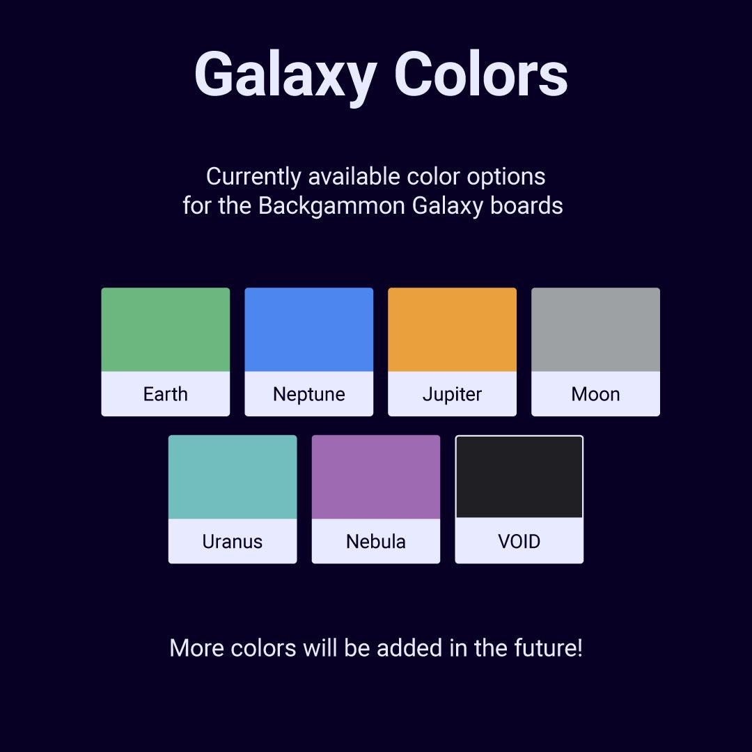 Earth or Void Board Inlay Set (MagFit system) - Various colors - Backgammon Galaxy Backgammon Gear Earth or Void Board Inlay Set (MagFit system) - Various colors - Backgammon Galaxy Backgammon Gear