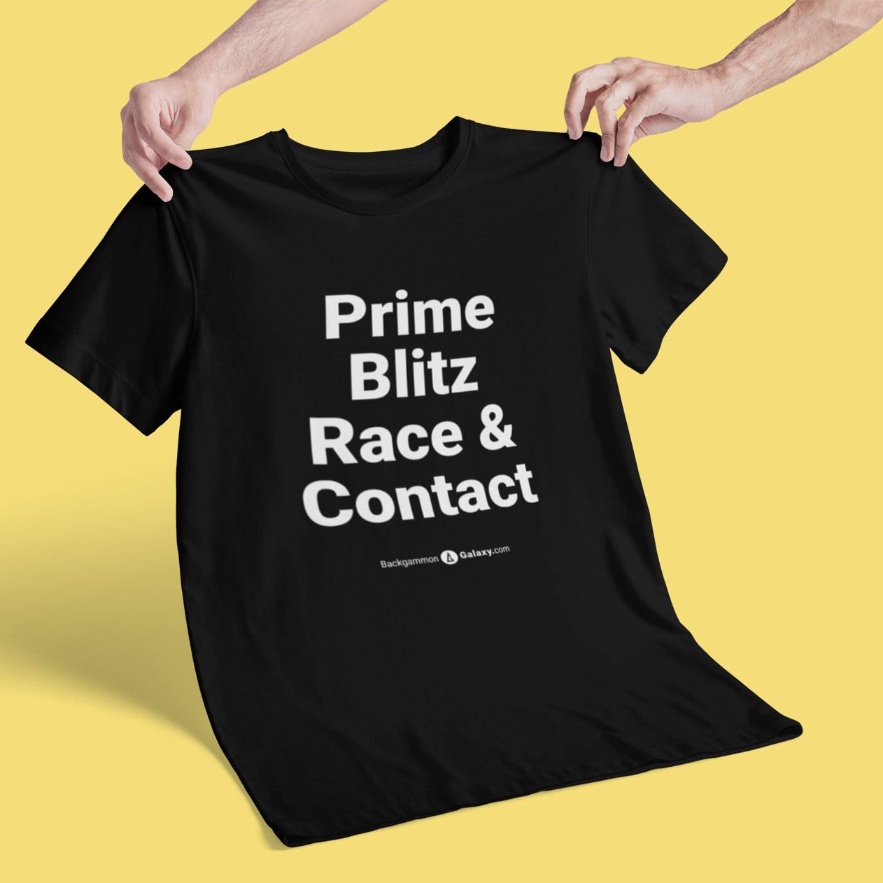Prime, Blitz, Race & Contact Unisex Backgammon T-Shirt - Backgammon Galaxy S / Black T-shirt Prime, Blitz, Race & Contact Unisex Backgammon T-Shirt - Backgammon Galaxy S / Black T-shirt