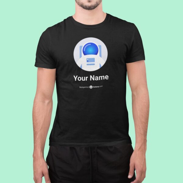 Original Avatar Unisex T-shirt "One" (Custom Name) - Backgammon Galaxy T-shirt